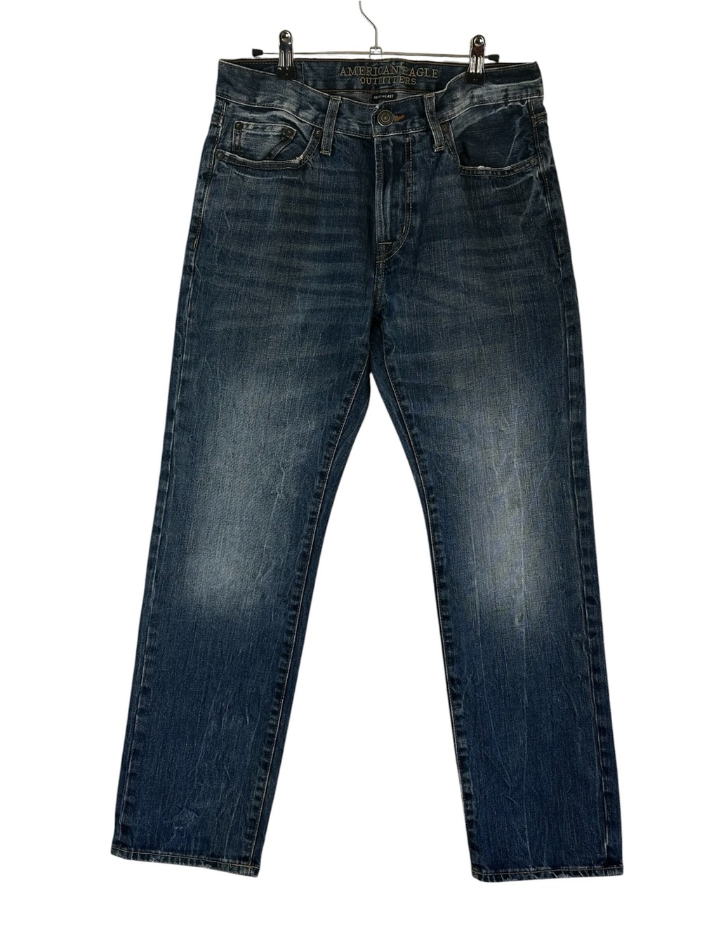 American Eagle Slim Straight Jeans 30x30 Medium Wash Y2K Casual Denim